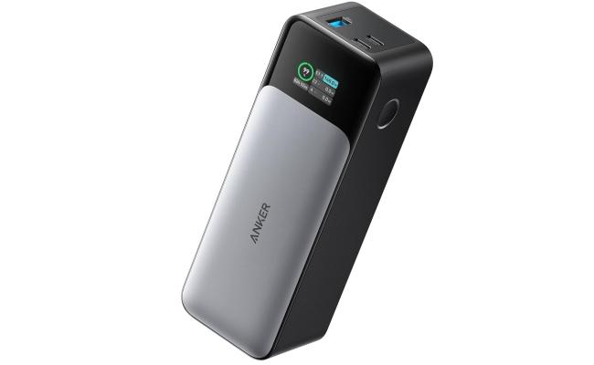 Anker 737 Power Bank, 24,000mAh 3-Port Laptop Portable Charger with 140W Fast Charging, Smart Display, for Outdoor Work, Compatible with iPhone 16/15/14 Series, Vision Pro, Samsung, MacBook